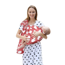 Easy to Wear Baby Wrap Carrier Stretchy Baby Wrap Cling Baby Ring Sling with Aluminum Ring